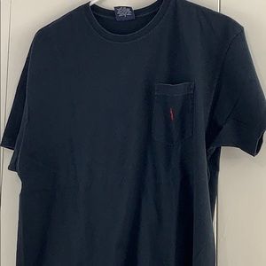 Polo Ralph Lauren M black t shirt pocket